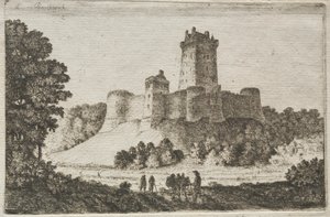 Castello di Borthwick da est