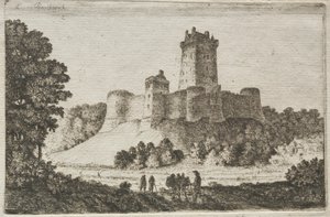 Castello di Borthwick da est