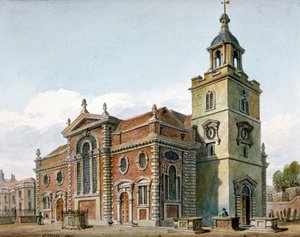 Chiesa di Santa Maria, Whitechapel, Londra da John Coney