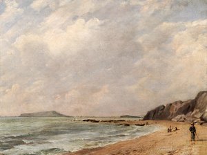 Veduta di Osmington Bay, Dorset, verso Portland Island