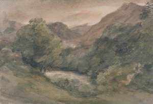 Borrowdale, sera dopo una bella giornata, 1 ottobre da John Constable