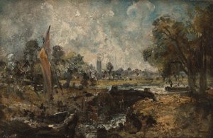 Chiusa di Dedham da John Constable
