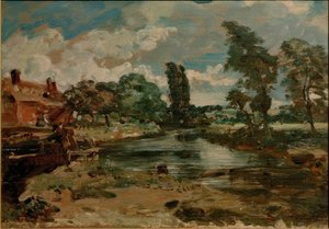 Il mulino di Flatford visto dalla chiusa