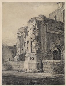 Chiesa di East Bergholt, dal sud-ovest, c.1815-17 da John Constable