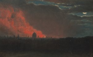 Incendio a Londra visto da Hampstead, 16 ottobre 1834