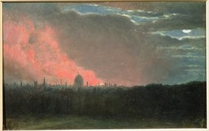 Incendio a Londra visto da Hampstead da John Constable