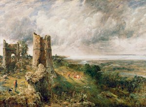 Castello di Hadleigh, 1829 da John Constable