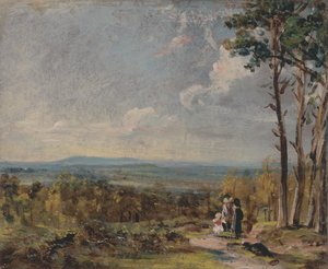 Hampstead Heath guardando verso Harrow da John Constable