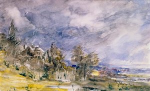 Hampstead Heath vicino a Well Walk, 1834 da John Constable