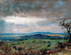 Hampstead Heath con Harrow in Distanza da John Constable