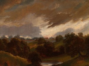 Hampstead, cielo tempestoso da John Constable