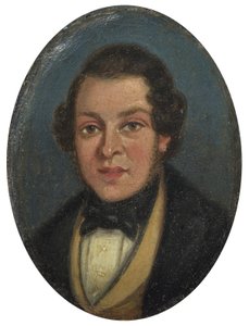 Miniatura: ritratto di Abram Constable, fratello dell