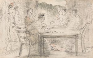 Il signor Hobson di Markfield e famiglia da John Constable