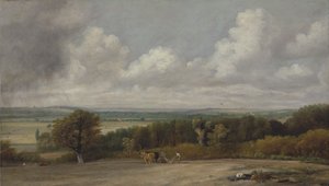 Scena di aratura nel Suffolk da John Constable