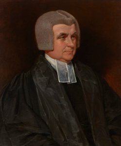 Ritratto del reverendo Dr. John Wingfield (1760-1825), canonico della cattedrale di Worcester, a mezzo busto, in abito nero e fasce bianche da John Constable