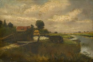Vista del Fiume da John Constable