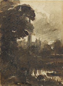 Cattedrale di Salisbury da nord-ovest, c.1830-39 da John Constable