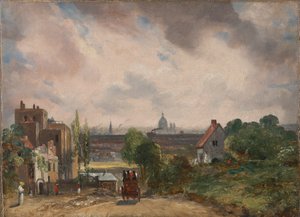 Cottage di Sir Richard Steele, Hampstead da John Constable