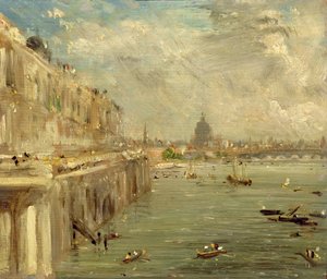Terrazza di Somerset House dal Ponte di Waterloo da John Constable