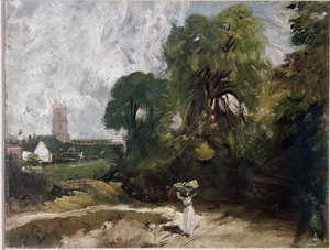 Stoke-by-Nayland da John Constable