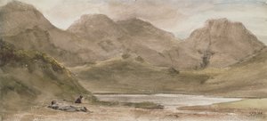 Sty Head Tarn, 12 ottobre 1800 da John Constable