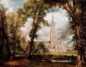 La Cattedrale di Salisbury vista dai Giardini dell