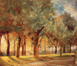 Il viale dei giudici, Hampstead, c. 1820