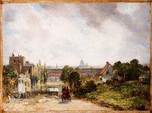 Veduta della città di Londra dal cottage di Sir Richard Steele, Hampstead, c.1832