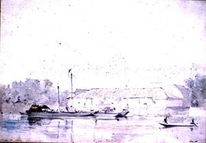 Castello di Windsor dal fiume, 1802