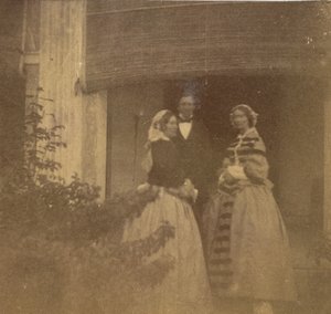 [Contessa Canning con ospiti, Government House, Allahabad], 1858 da John Constantine Stanley