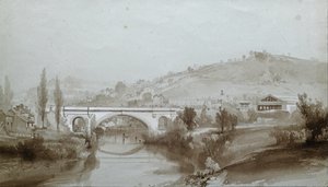 Bath. Ponte di San Giacomo da John Cooke Bourne