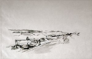 Taglio di Blisworth, Northamptonshire, settembre 1838 da John Cooke Bourne