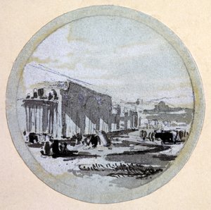 Costruzione, London & Birmingham Railway, c.1838 da John Cooke Bourne