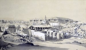 Costruzione della Casa della Macchina Fissa, Camden Town, 26 aprile 1837