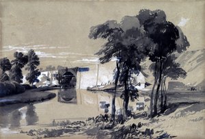 Ponte del Canale, Pitstone, Buckinghamshire, ottobre 1837