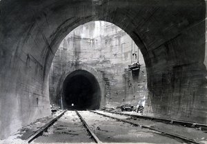 Grande pozzo di ventilazione, Tunnel di Kilsby, Northamptonshire, 1837-38