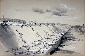 Percorsi per Cavalli al Taglio di Tring, Hertfordshire, 19 giugno 1837 da John Cooke Bourne