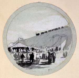 Apertura, London & Birmingham Railway, c.1838 da John Cooke Bourne