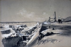Taglio di Tring, Hertfordshire, anni 1830 da John Cooke Bourne