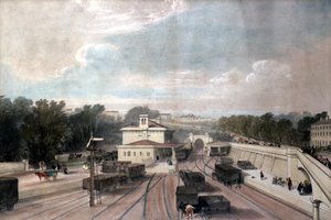 Stazione ferroviaria di Tunbridge Wells, Kent, c.1840s da John Cooke Bourne