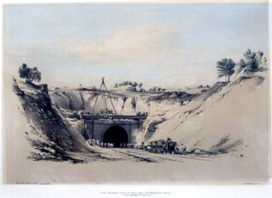 Tunnel di Watford, Hertfordshire, 6 giugno 1837 da John Cooke Bourne