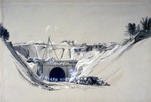 Tunnel di Watford, Hertfordshire, 6 giugno 1837 da John Cooke Bourne