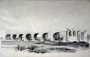 Viadotto di Wolverton, 30 giugno 1837 da John Cooke Bourne
