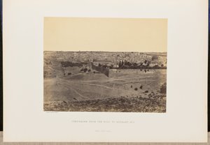 Gerusalemme dalla strada per Betania, n. 1 da John Cramb