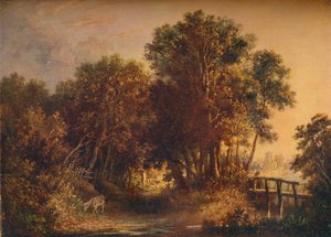 Un sentiero boscoso, c1790