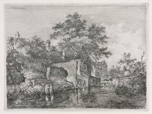 Facciata dei Nuovi Mulini, 1813 da John Crome