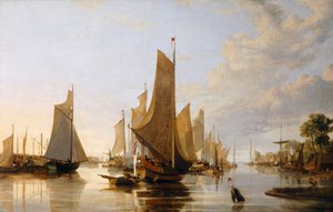 La festa acquatica di Yarmouth, c1821 da John Crome