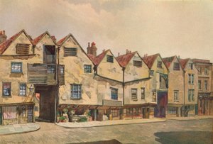 Antichi tenementi in Bermondsey Street, Bermondsey, Londra, 1886 da John Crowther