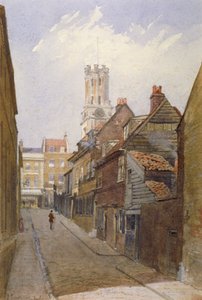 Chigwell Hill, Stepney, Londra, 1881 da John Crowther