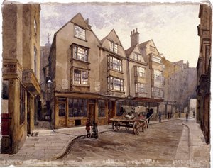 Cloth Fair, Londra, 1884 da John Crowther